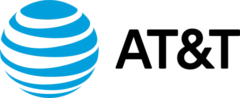 AT&T logo: blue globe symbolizing global connectivity and innovation in telecommunications.